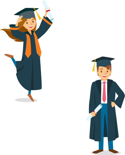 estudiantes graduados